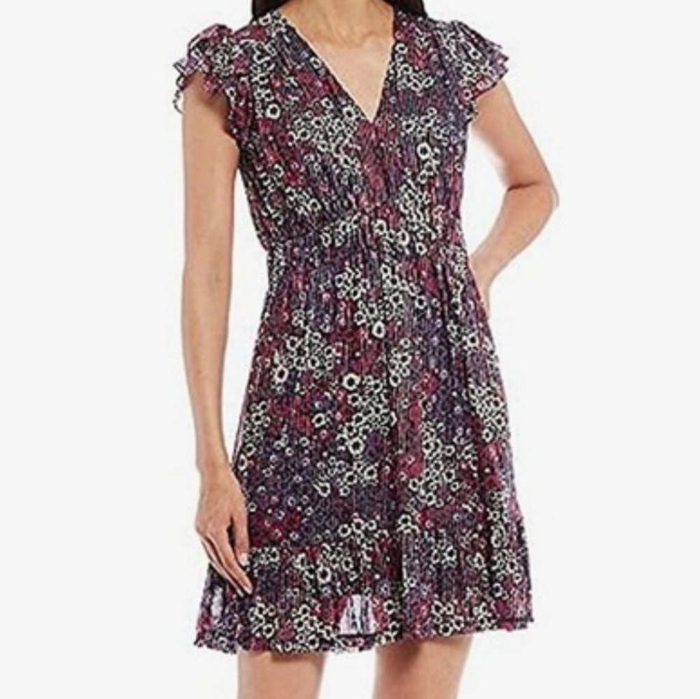 Michael Kors Metallic Thread Dress. NWT   Size XL